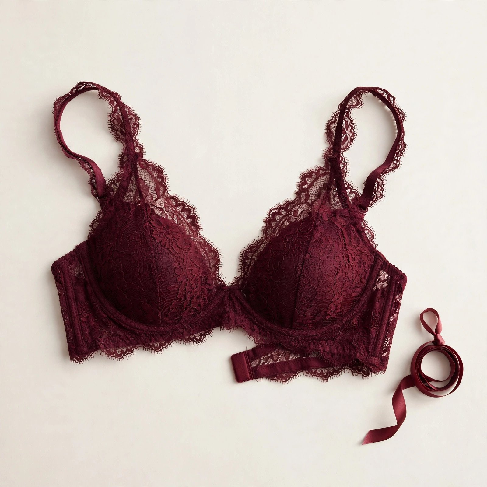Rose Lace Balconette