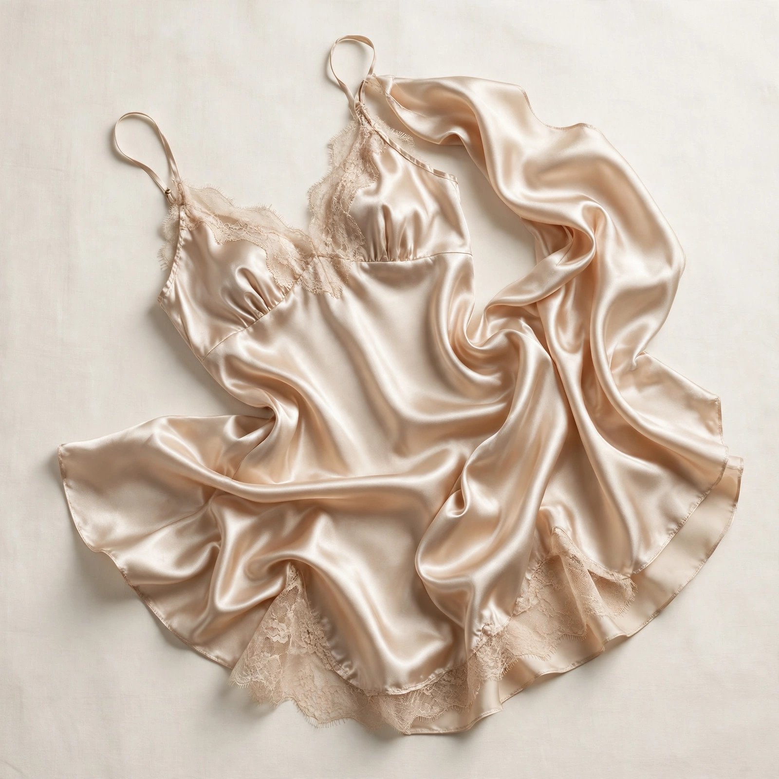 Midnight Rose Satin Nighty