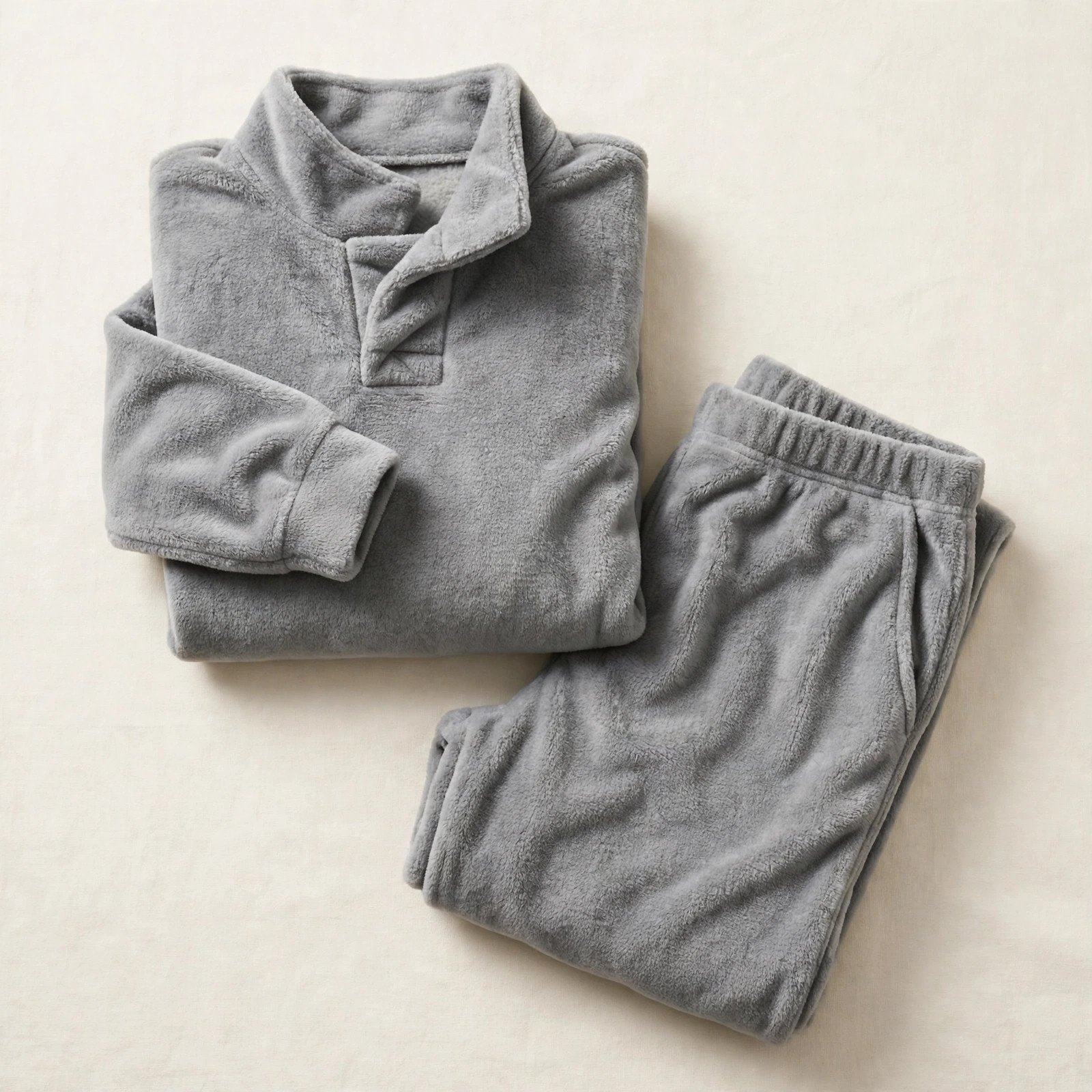 Shawl Fleece Winter Nightsuit